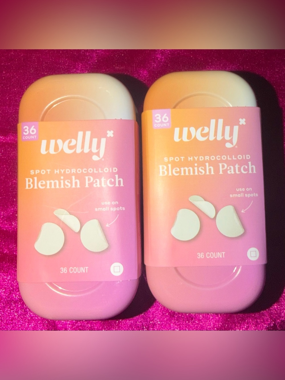 Welly Pink Spot Hydrocolloid Blemish Patch – 36 Count